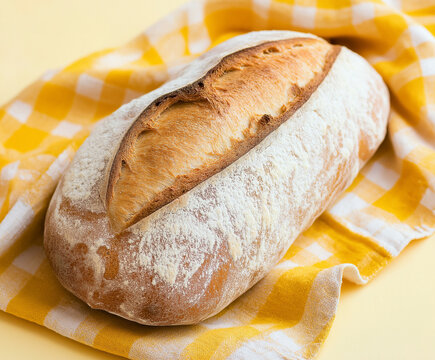 fresh-baked loaf of bread