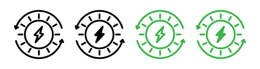 Alternative power icons collection