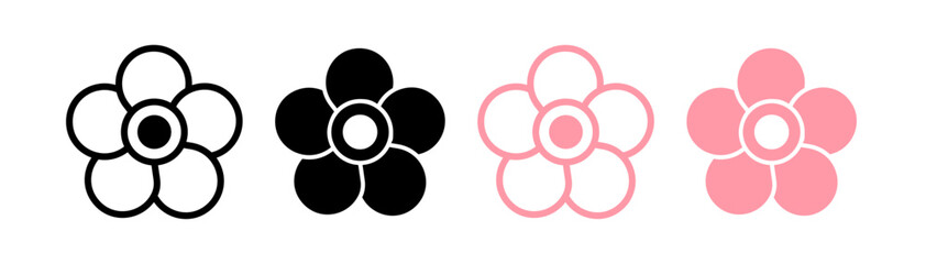 Flowers icons collection