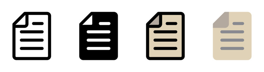 Modern and minimalist file icons. Perfect for document management, office, and productivity applications.