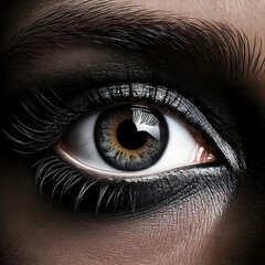 Black Eye Macro Close
