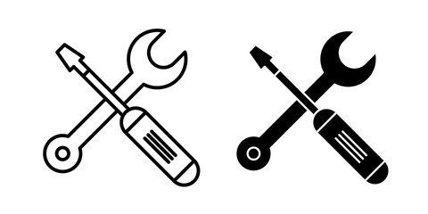 Repair tools icons collection