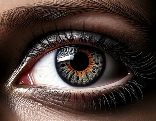 Black Eye Macro Close