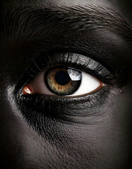 Black Eye Macro Close