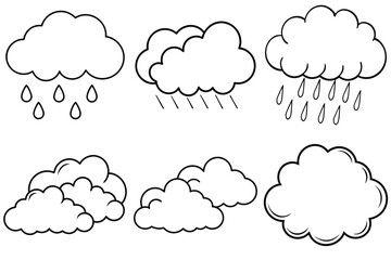 Cloud Line art, Cloud Png