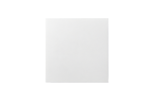 Blank textured rectangle on black background for graphic design, cut out transparent