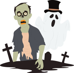 Halloween, Zombie Ghost