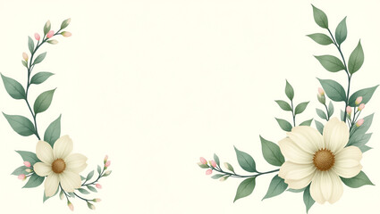 Obraz premium wreath of flowers