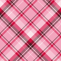 Seamless pattern with pleasant pink colors for plaid, fabric, textile, clothes, tablecloth and other things. Vector image. 2