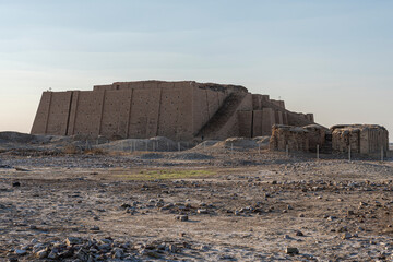 The famous ziggurat of Ur in Iraq