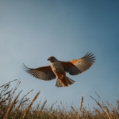 Obraz premium red kite in flight