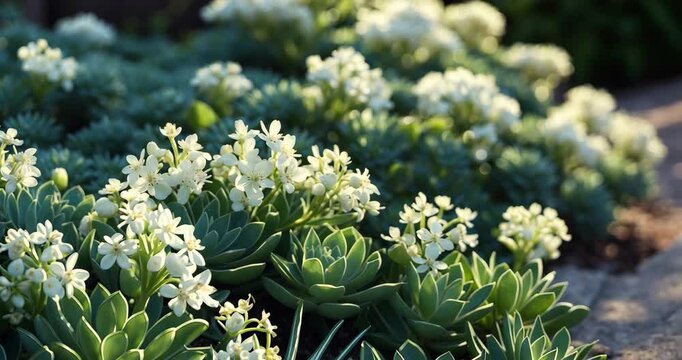 A Coral Carpet of Sedum Album