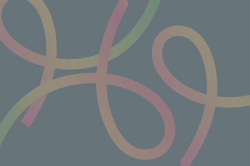 Gradient colors lines with smooth dynamic shapes pattern  abstract vector design elements for...