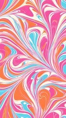 Abstract vibrant swirl paint texture background design, ideal for website or print