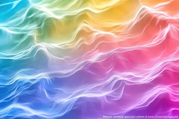 Obraz premium Abstract Rainbow Gradient Background with Multicolor Scene, Vibrant and Colorful Artistic Design