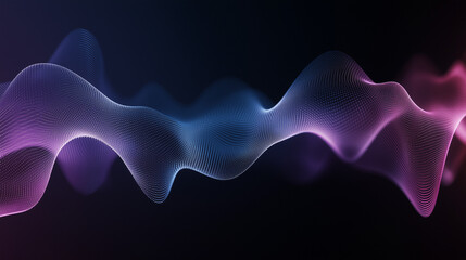 blue waves on white background