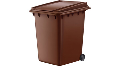 trash can isolated on white background