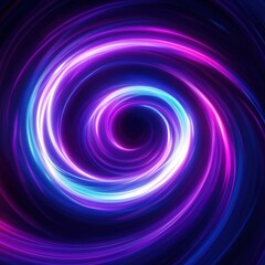 Abstract swirling vortex of vibrant neon colors (10)