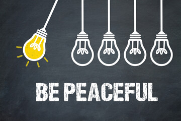 Fototapeta premium Be Peaceful