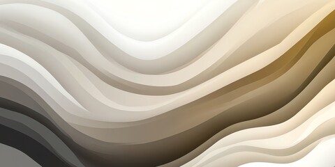 Obraz premium Abstract Brown Waves Flowing Fluid Art Background for Modern Design