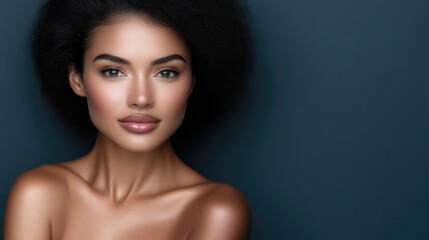 Fototapeta premium Beautiful woman with flawless skin
