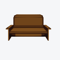 sofa isolated on white background
