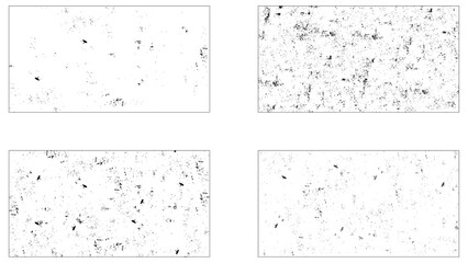 Grunge Urban Backgrounds set. Texture Vector. Dust Overlay Distress Grain ,Simply Place illustration over any Object to Create grungy Effect .abstract, splattered , dirty, texture for your design. 
