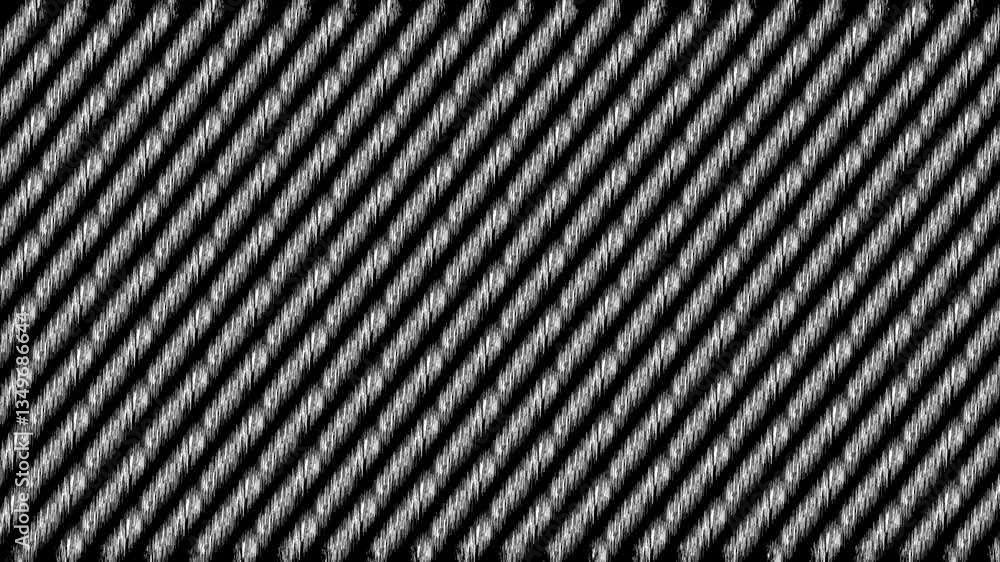 Poster Dynamic Monochrome Motion: Abstract Diagonal Lines Creating a Rhythmic Grunge Texture
