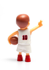 Basketball player toy doll