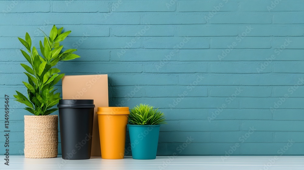 Poster assortment of versatile home organization storage containers and bins including cardboard wicker and