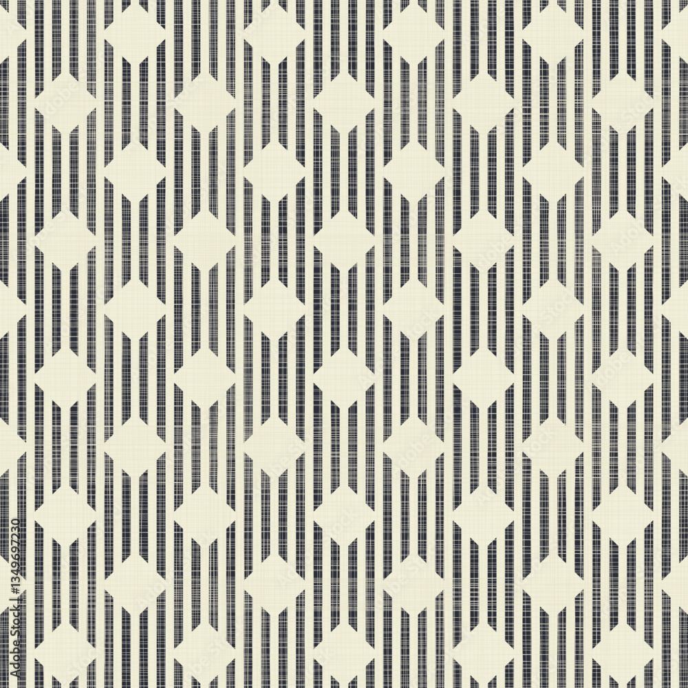 Leinwandbilder abstract seamless striped geometric pattern in retro colors. vector shabby striped pattern can be us
