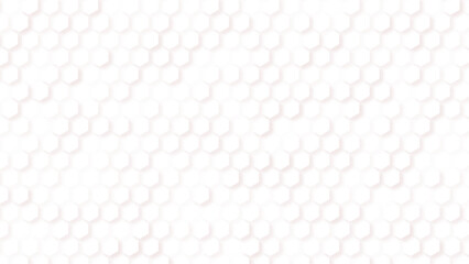 Abstract cube hexagon shape background. Vector banner design. Honeycomb seamless pattern. Grid seamless pattern. Hexagonal cell texture. Honeycomb on white background