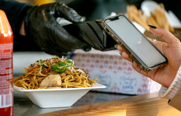Street food festival asian food