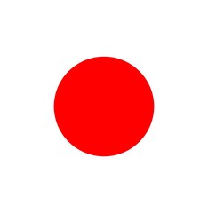 japan flag sphere