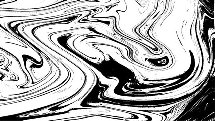 This image features a vibrant abstract pattern with abstract black marble or epoxy textures on a white background.