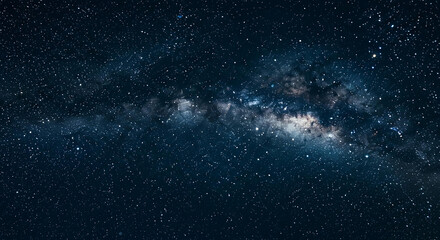 Majestic Night Sky Starry Galaxy Celestial Background Space Photography