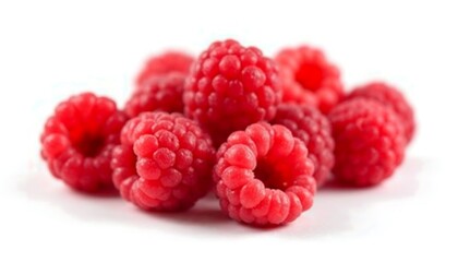 Fresh Raspberries Close Up Image Food Photography
