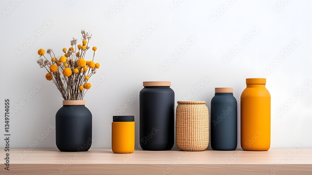 Aufkleber diverse and visually appealing storage containers in various shapes materials and textures including