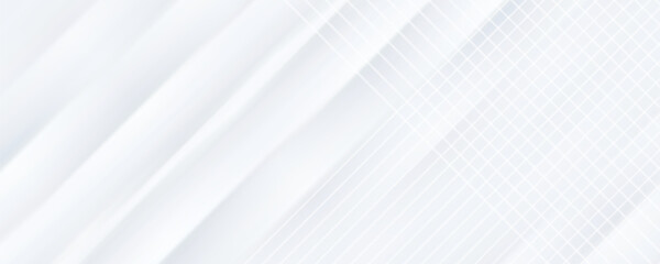 White background with beautiful abstract pattern, banner design