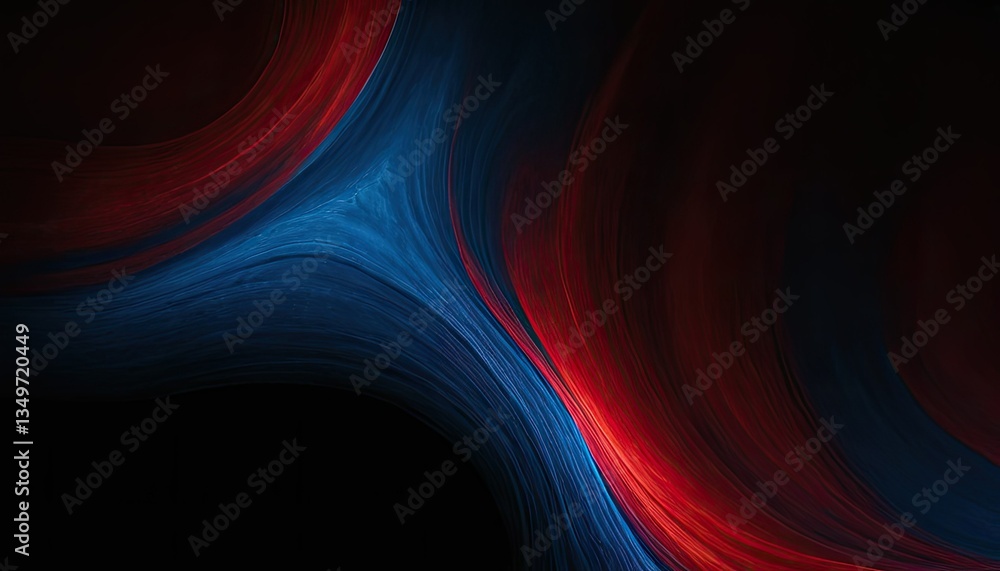 Aufkleber a colorful abstract image of a wave with the words 