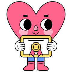heart character certificate