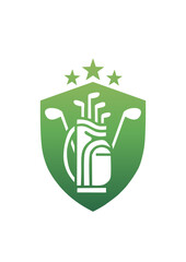 logo with golf theme, suitable for your company logo.