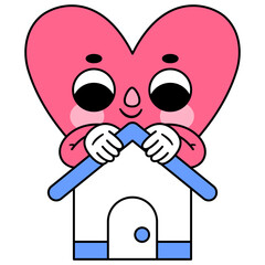 heart character house
