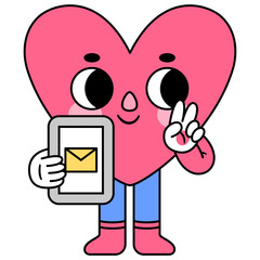 heart character chat