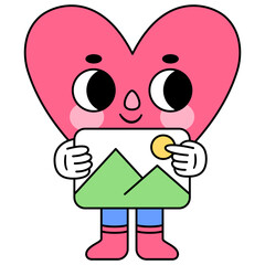 heart character picture