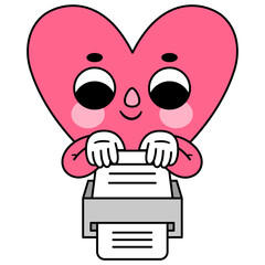 heart character scann