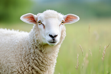Fototapeta premium Sheep in the field