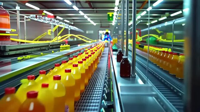 Bottling Plant: Orange Juice Production Line