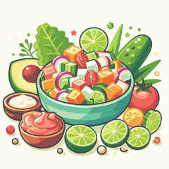 ceviche, food, seafood, gourmet, lime, fresh, meal, fish, appetizer, delicious, cuisine, citrus, peru, peruvian, restaurant, raw, cebiche, marinated, cilantro, onion, seviche, lunch, background, salad