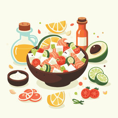 ceviche, food, seafood, gourmet, lime, fresh, meal, fish, appetizer, delicious, cuisine, citrus, peru, peruvian, restaurant, raw, cebiche, marinated, cilantro, onion, seviche, lunch, background, salad